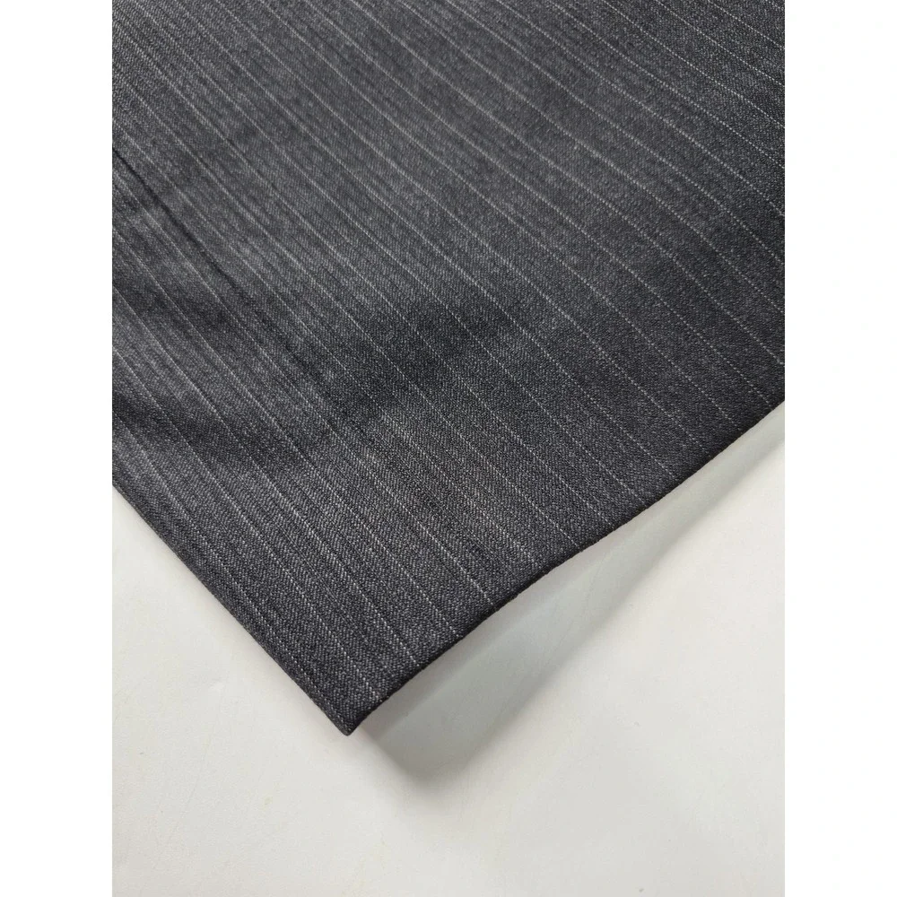 Pronto Uomo Mens Wool Sports Coat 44R Gray Stripe Italy 2 Button Blazer